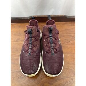 Free TR 8 Print Nike Womens Sz 10 Training Shoes Burgundy Red AH0709-600 Low Top